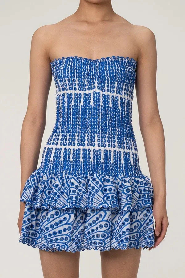 Stacey Strapless Summer Mini Dress